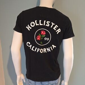 Hollister Black Short Sleeve Tee